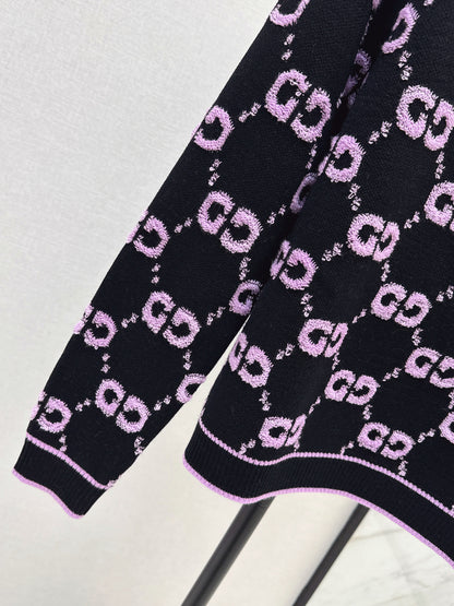 Gucc 25fw jacquard sweater