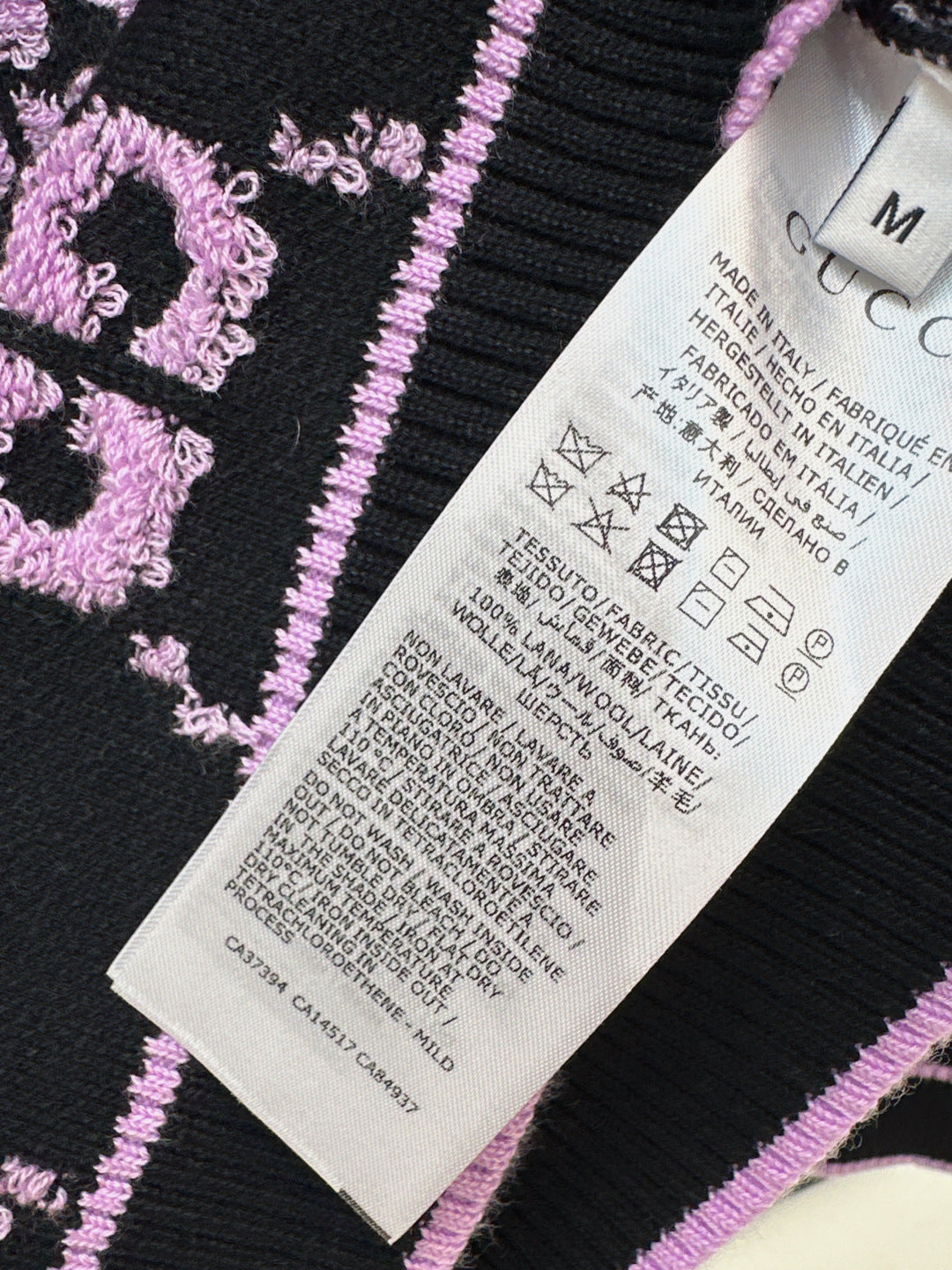 Gucc 25fw jacquard sweater