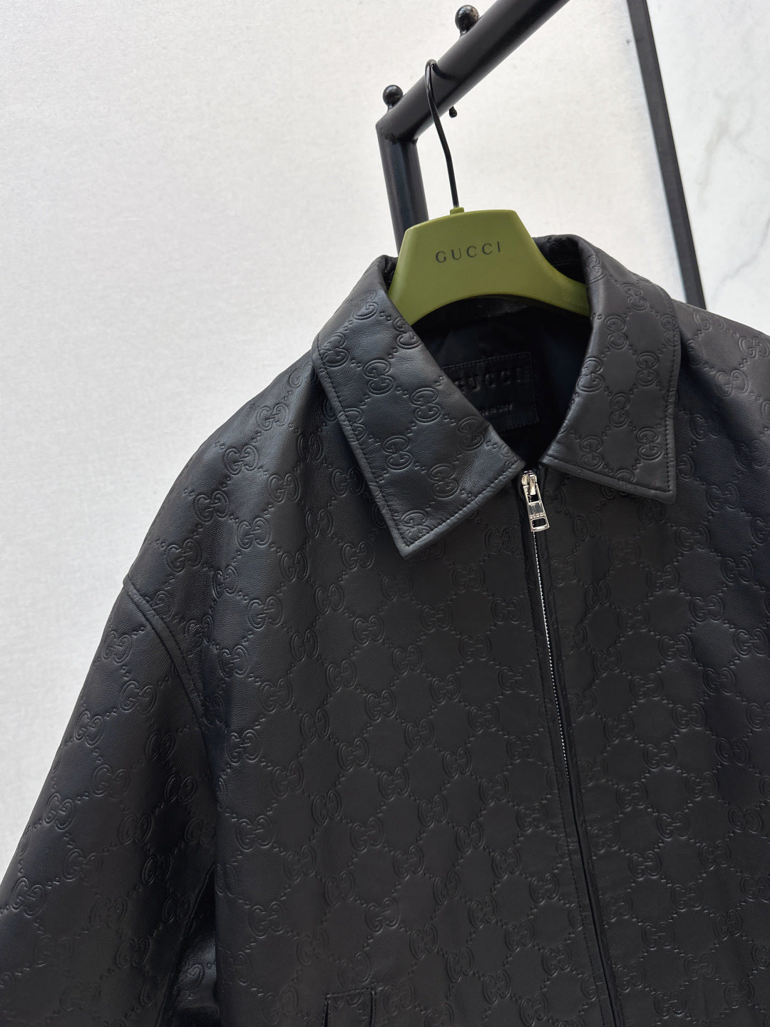 Guc 25fw leather jacket