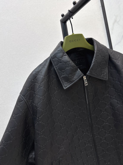Guc 25fw leather jacket