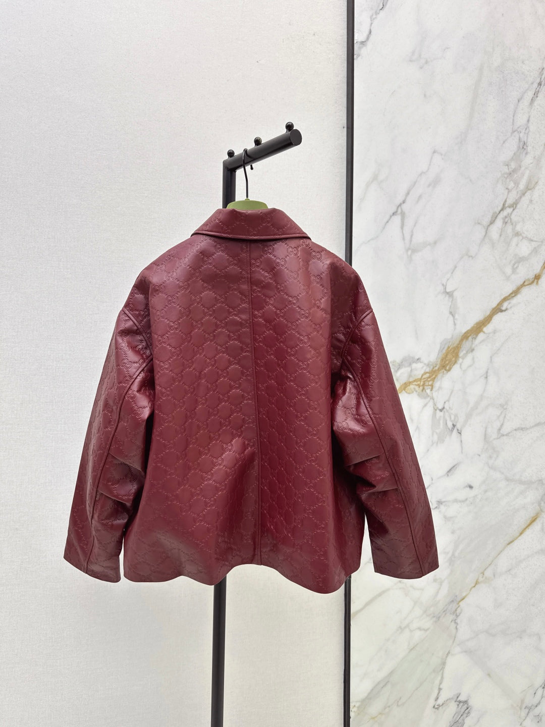 Guc 25fw leather jacket
