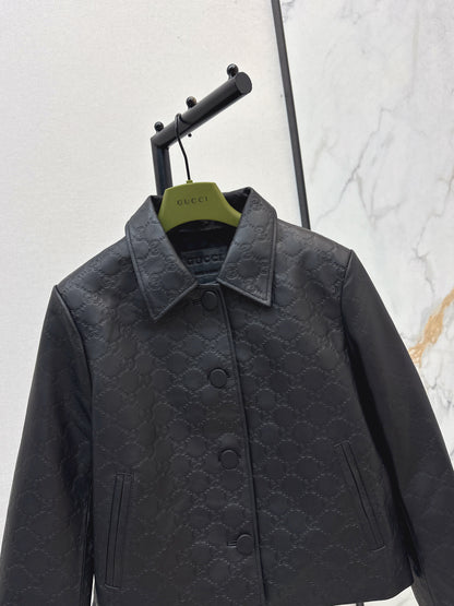 Guc 25fw leather jacket