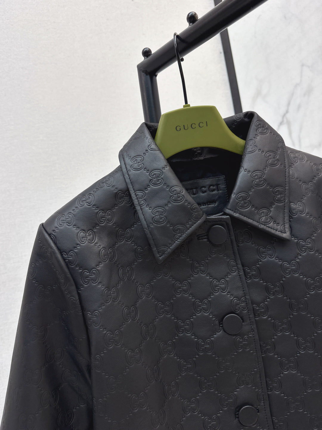 Guc 25fw leather jacket