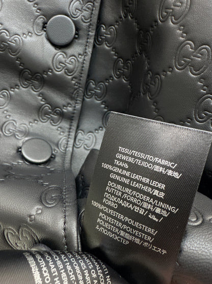 Guc 25fw leather jacket