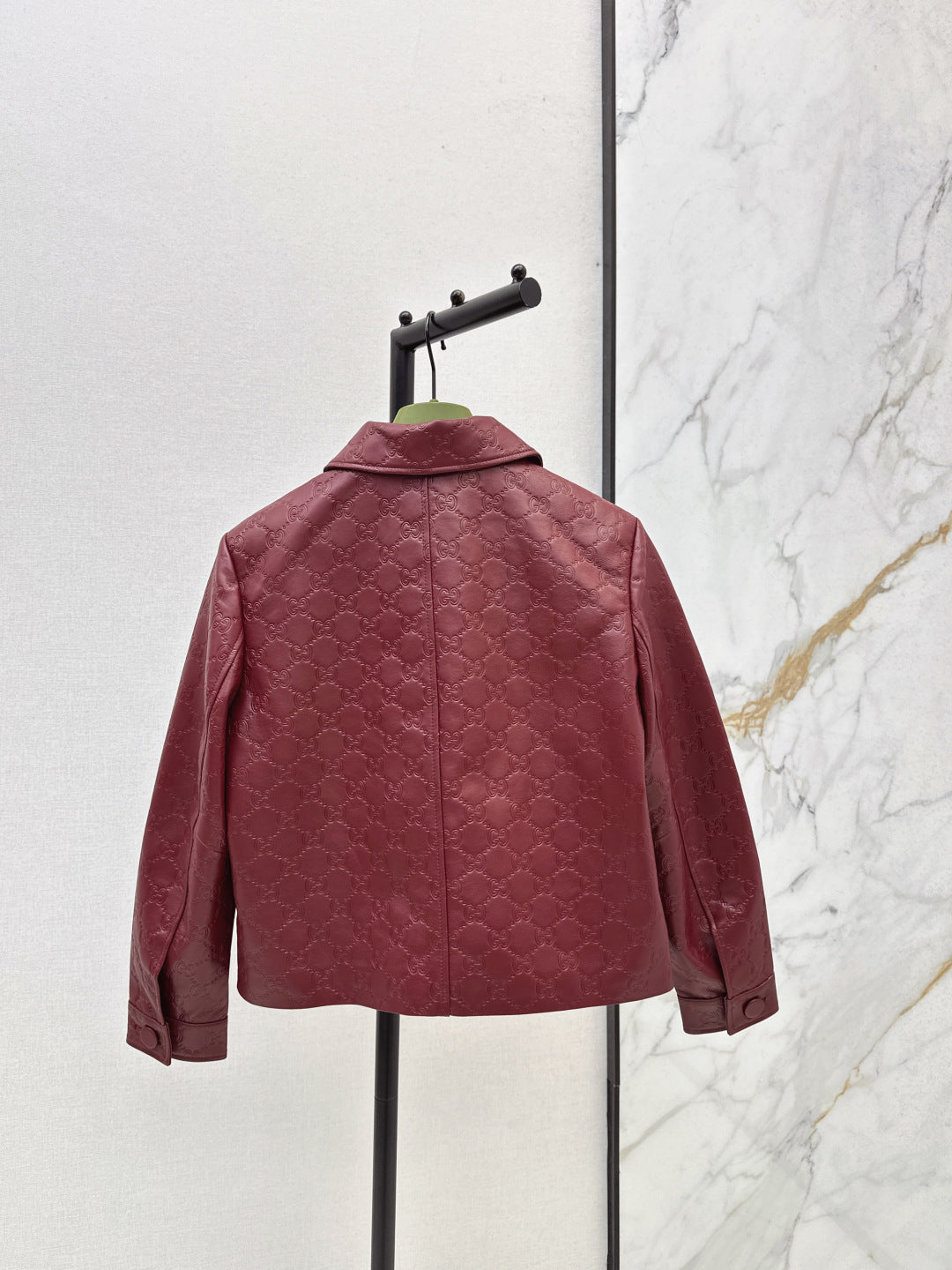 Guc 25fw leather jacket