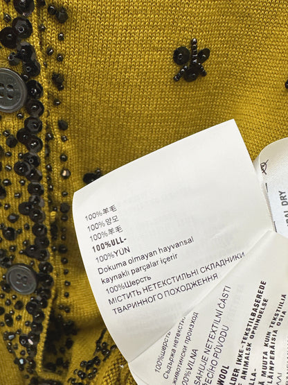 Miu 25fw beading cardigan