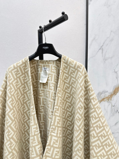 Fend 25fw cashmere cape