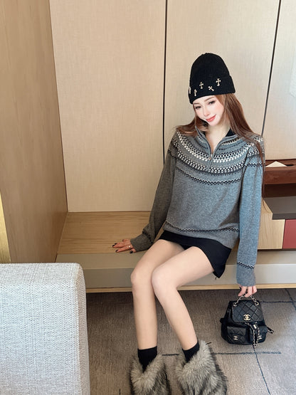 Loro 25fw knitted sweater