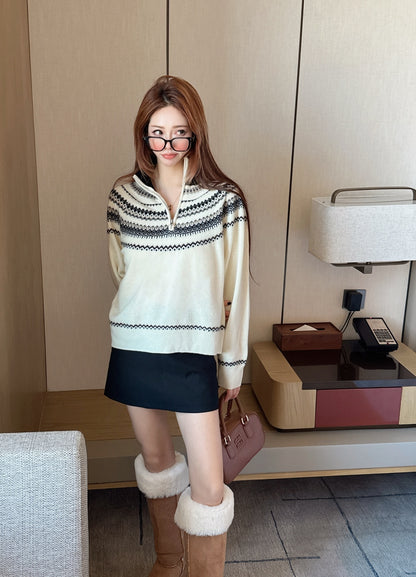 Loro 25fw knitted sweater
