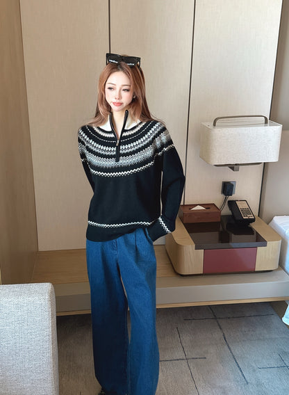 Loro 25fw knitted sweater