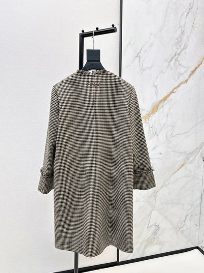 Chol 25fw houndstooth overcoats