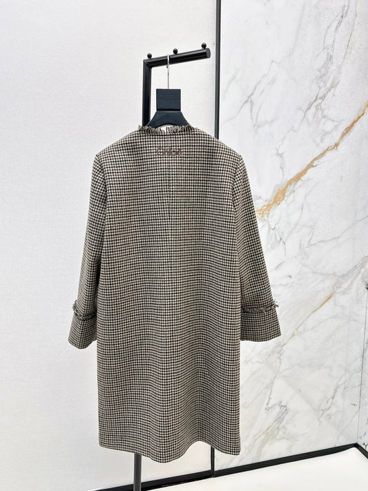 Chol 25fw houndstooth overcoats