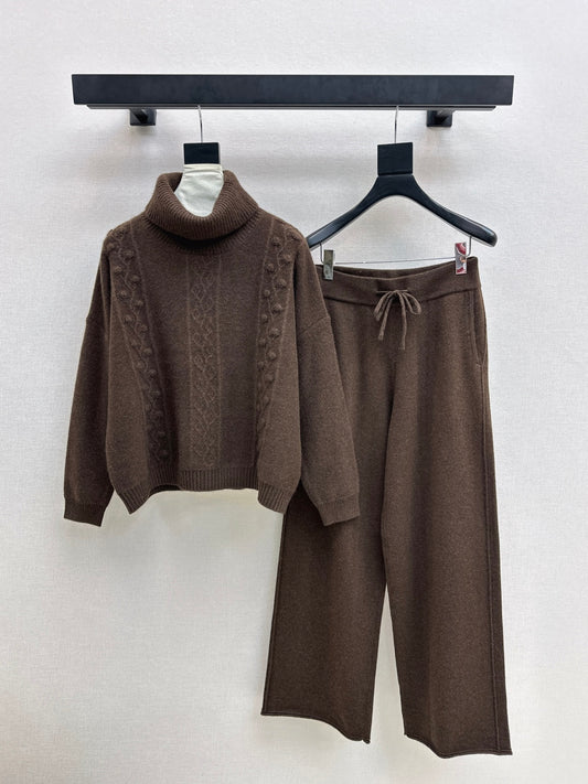 Ralp 25fw turtleneck sweater pants set