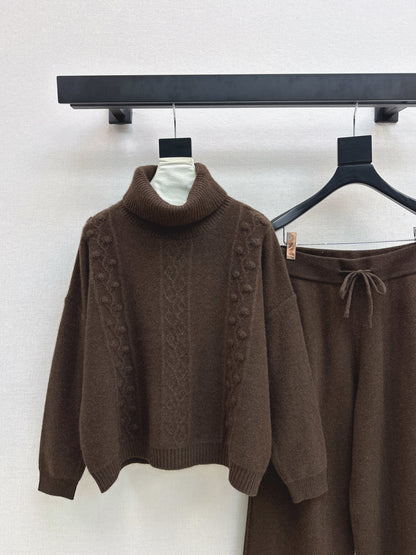 Ralp 25fw turtleneck sweater pants set