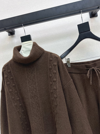 Ralp 25fw turtleneck sweater pants set