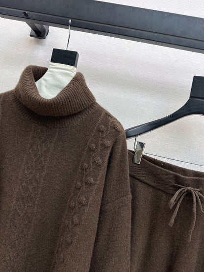 Ralp 25fw turtleneck sweater pants set