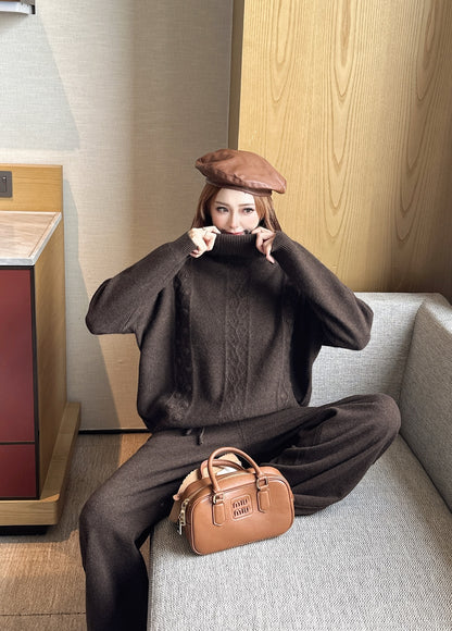 Ralp 25fw turtleneck sweater pants set