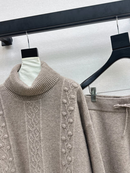 Ralp 25fw turtleneck sweater pants set