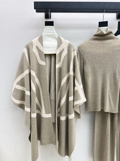 Max 25fw knit base layer shawl pants set