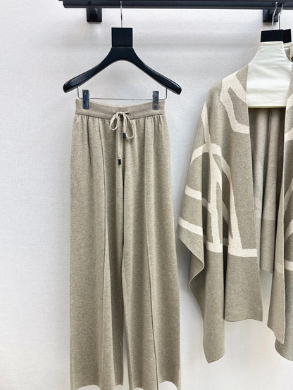 Max 25fw knit base layer shawl pants set