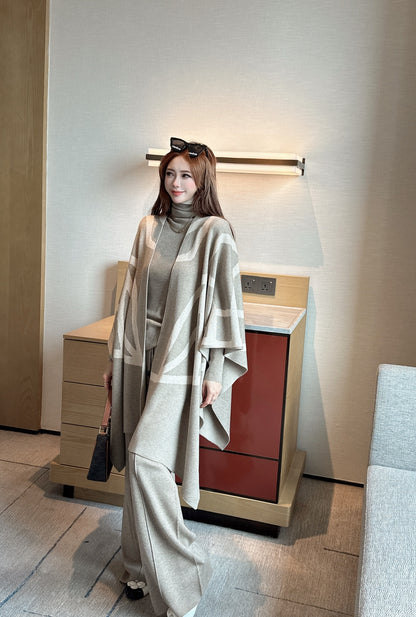 Max 25fw knit base layer shawl pants set