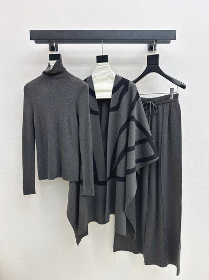 Max 25fw knit base layer shawl pants set