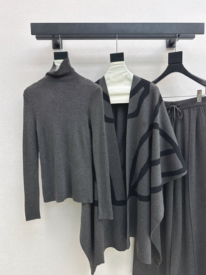 Max 25fw knit base layer shawl pants set