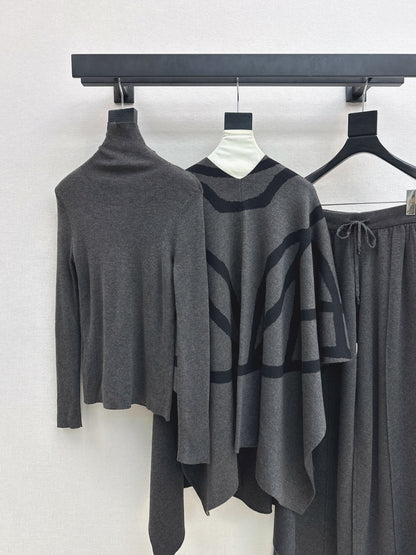 Max 25fw knit base layer shawl pants set