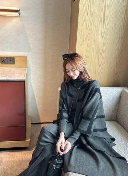 Max 25fw knit base layer shawl pants set