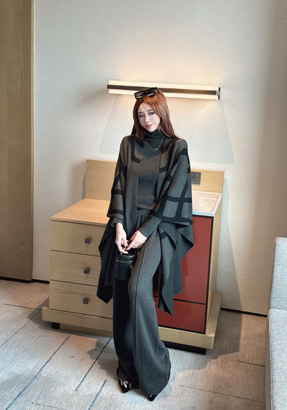 Max 25fw knit base layer shawl pants set