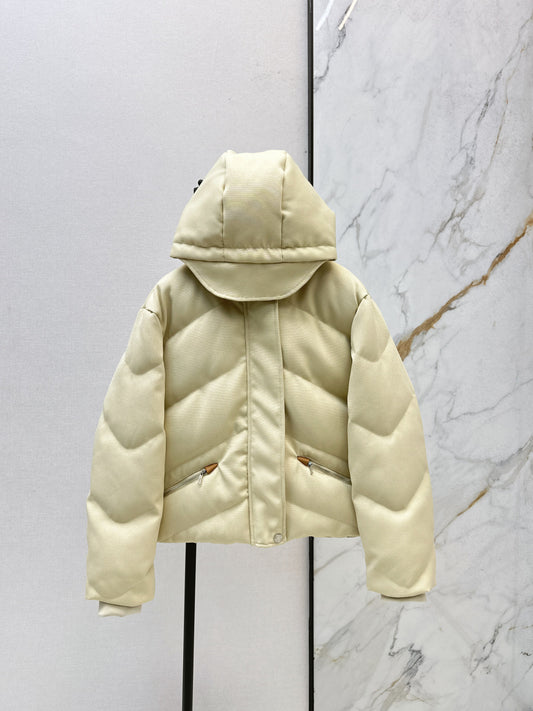 Herm 25fw hooded down jacket