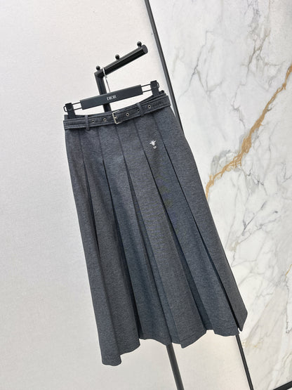 CD 25fw pleated skirt