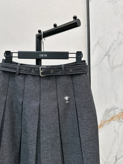 CD 25fw pleated skirt
