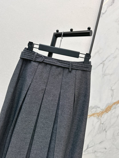 CD 25fw pleated skirt