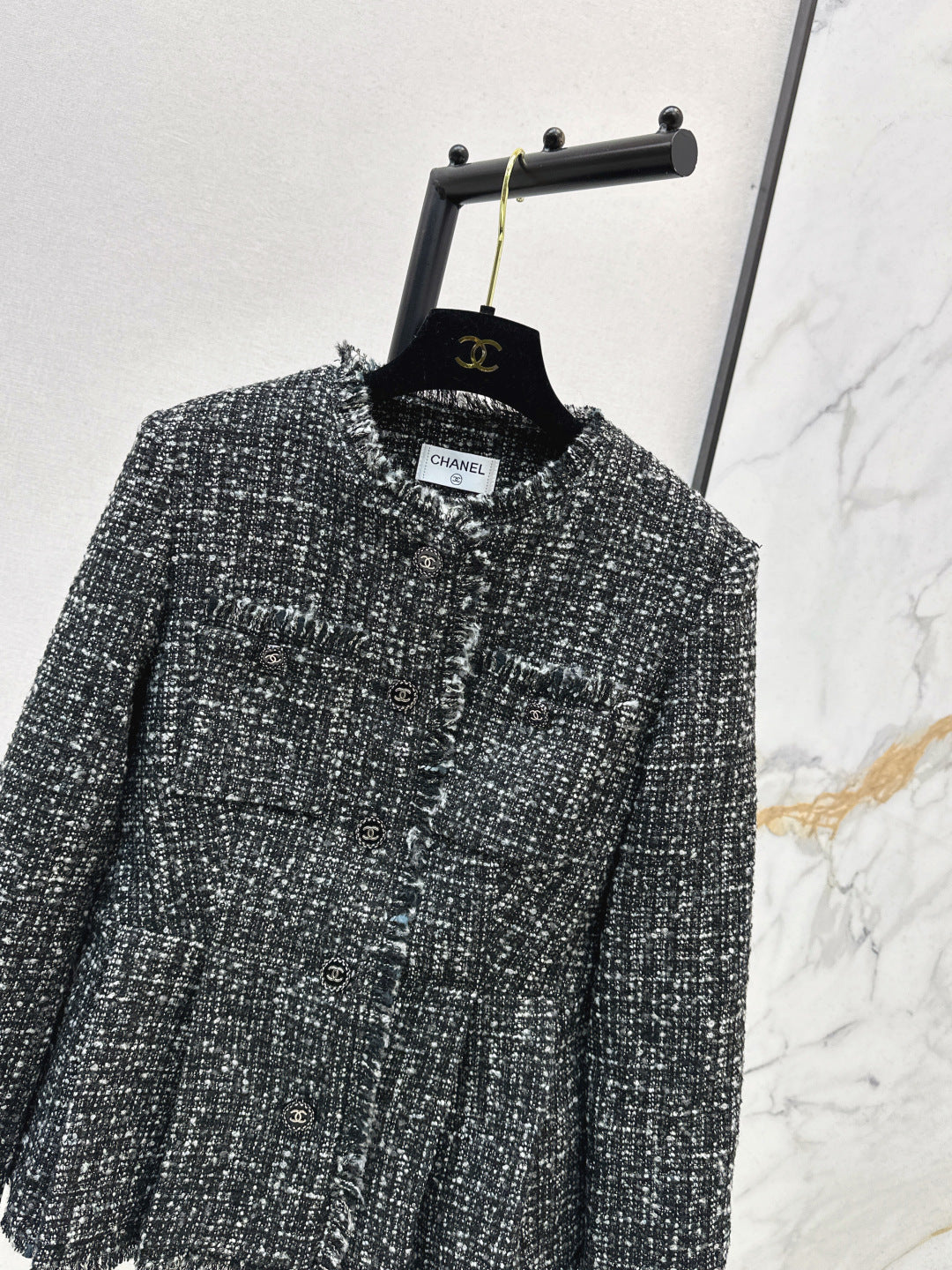 Chan 25fw tweed jacket