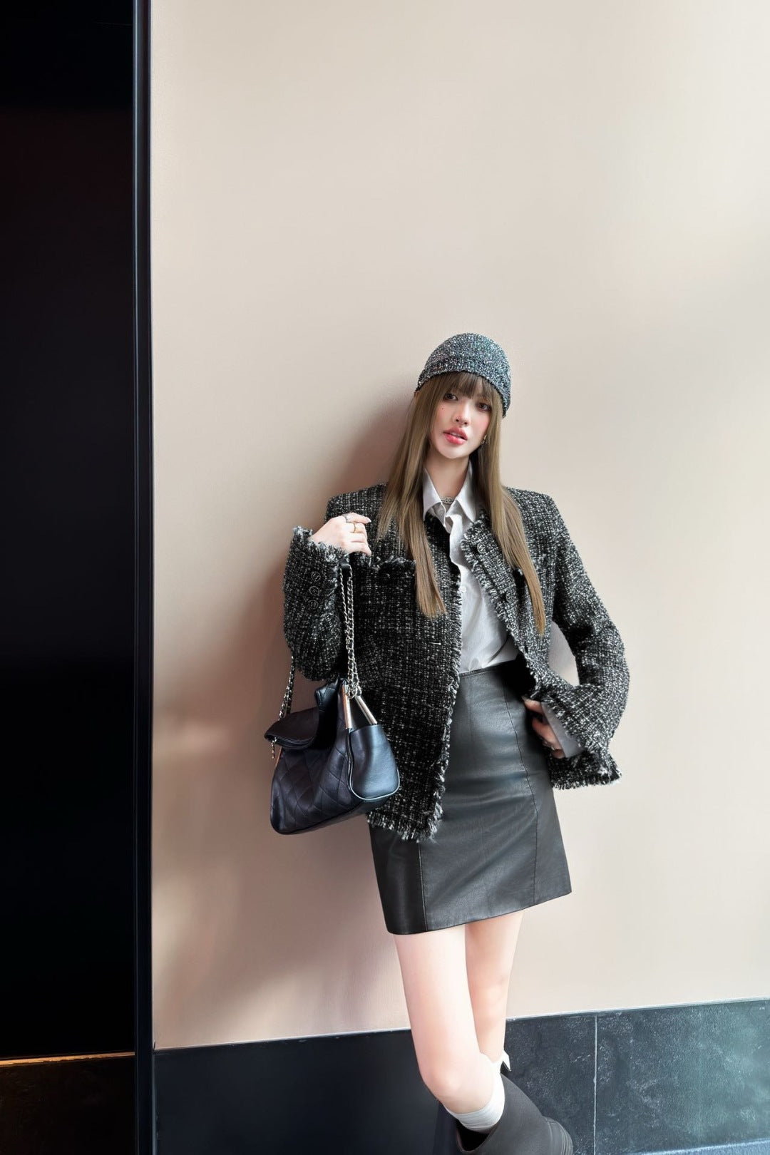 Chan 25fw tweed jacket