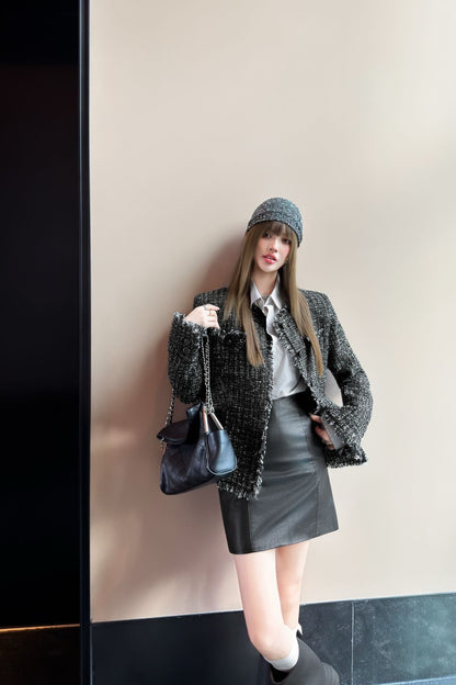 Chan 25fw tweed jacket