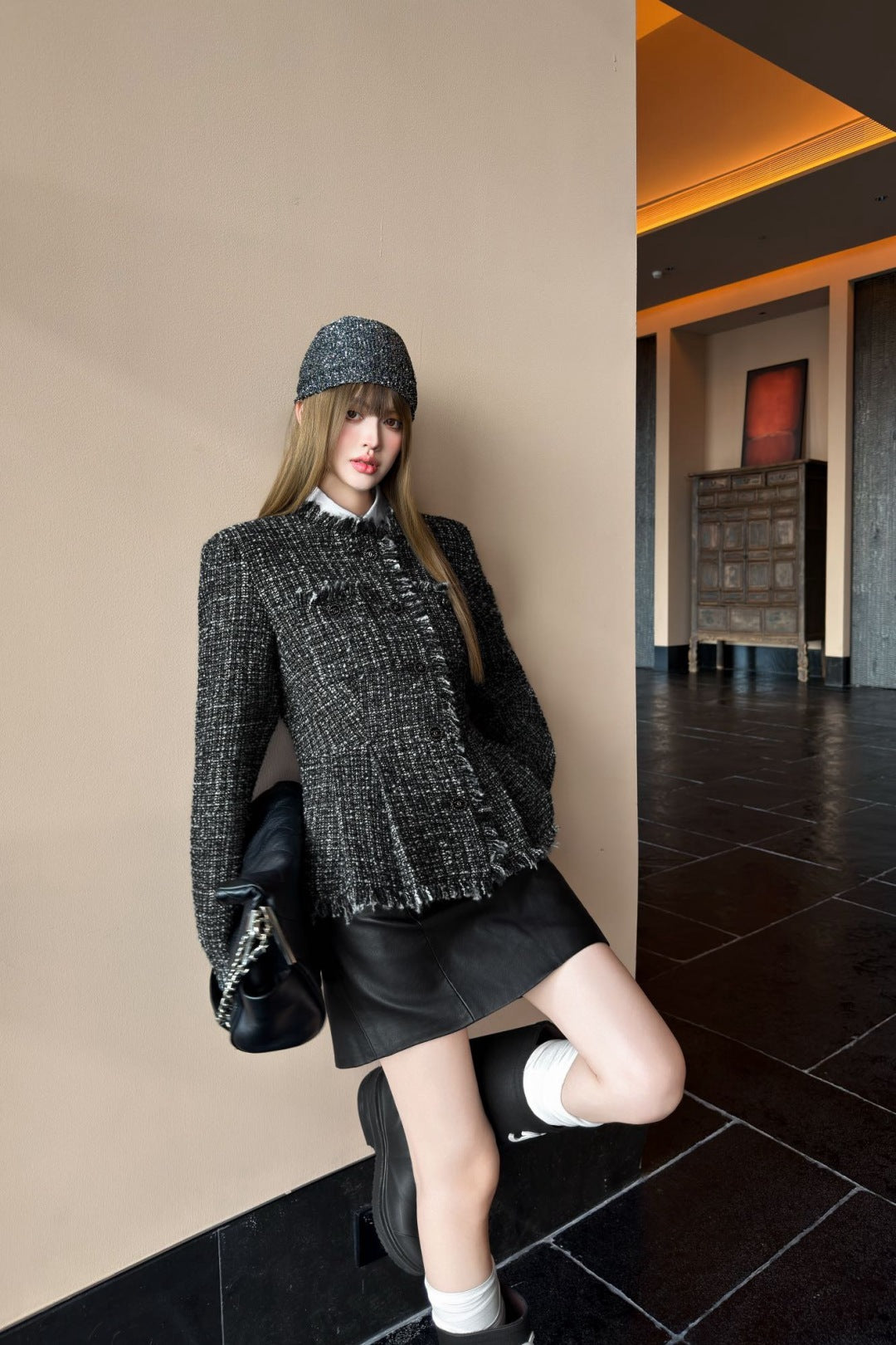 Chan 25fw tweed jacket