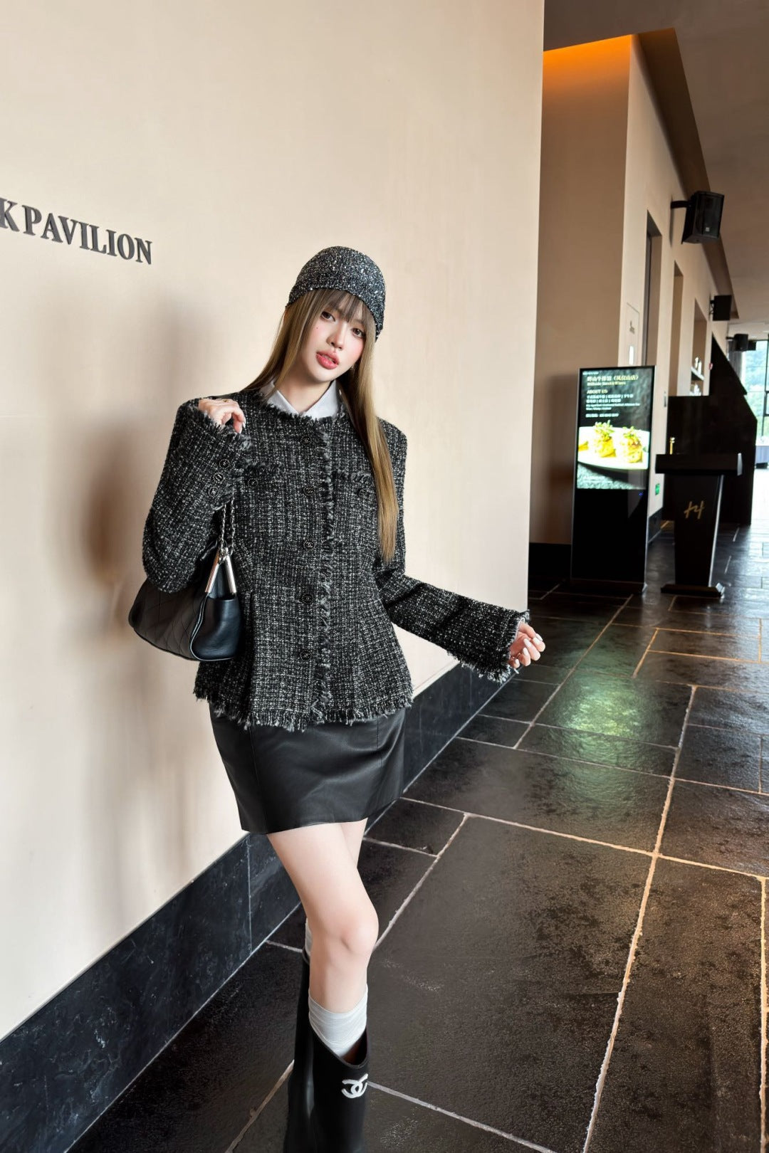 Chan 25fw tweed jacket