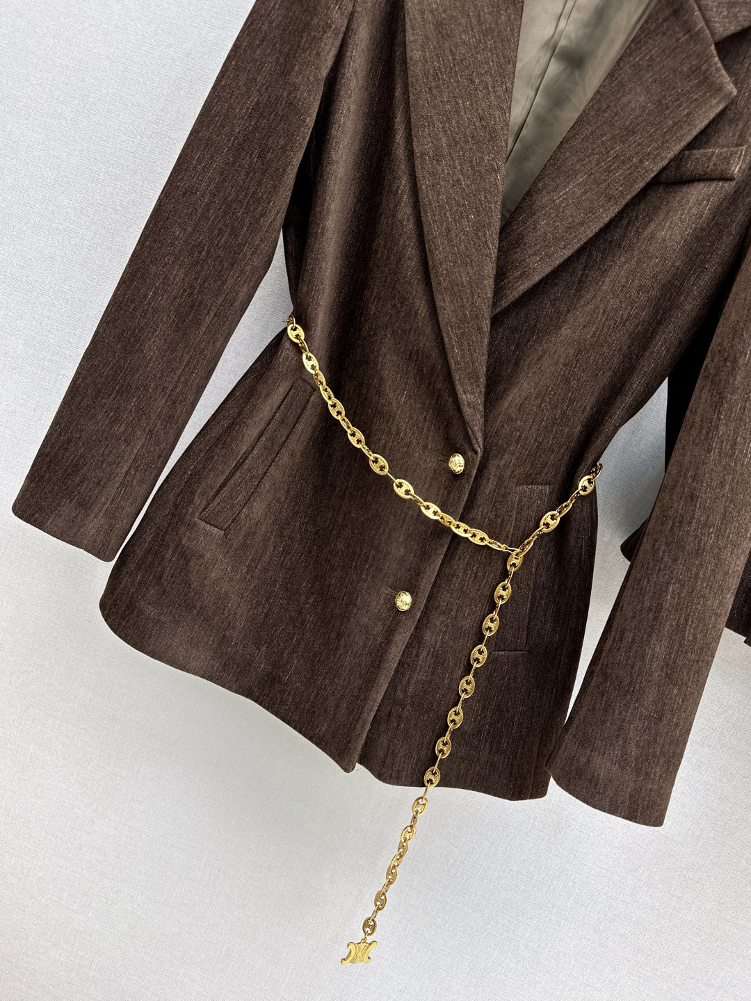 Celi 25fw blazer skirt set