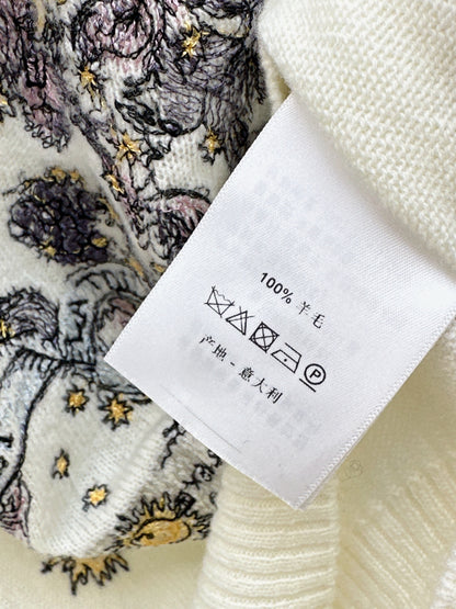 CD 25fw embroidery sweater