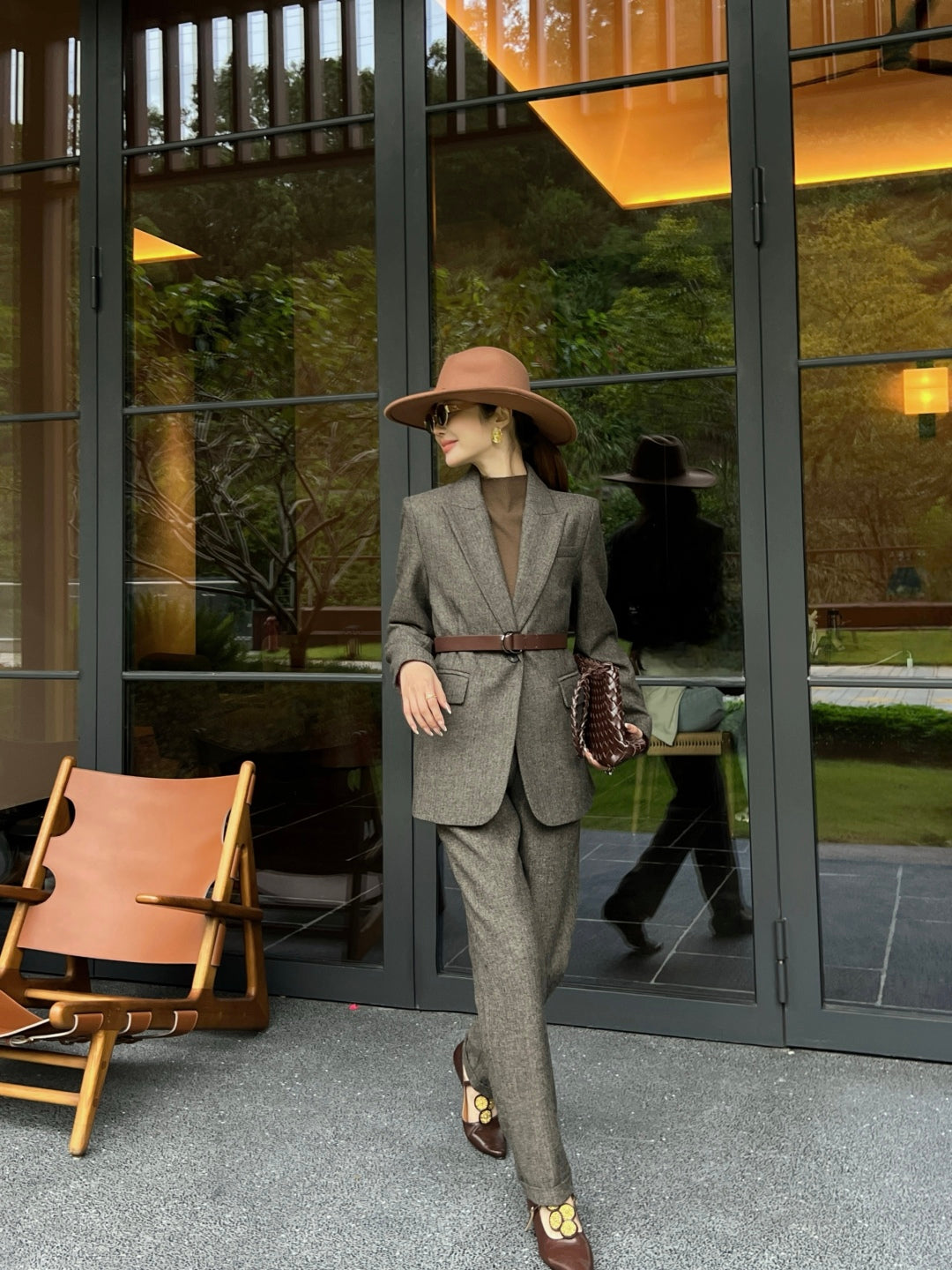 Brun 25fw dress pants