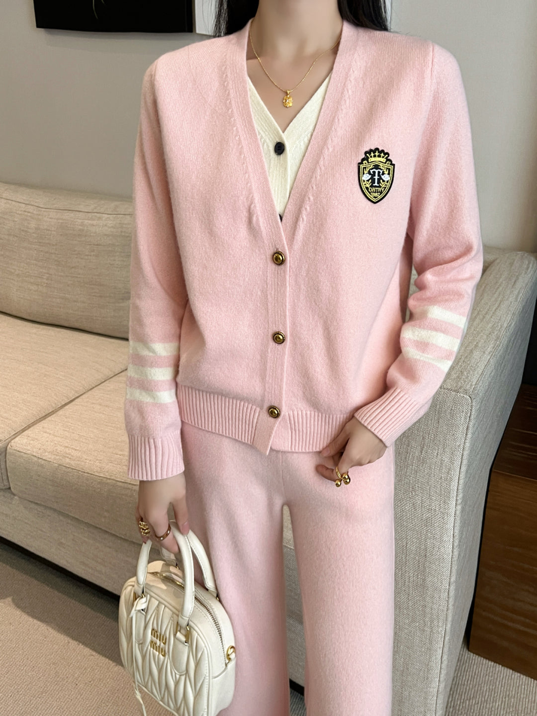 Thom 25fw wool sweater pants set