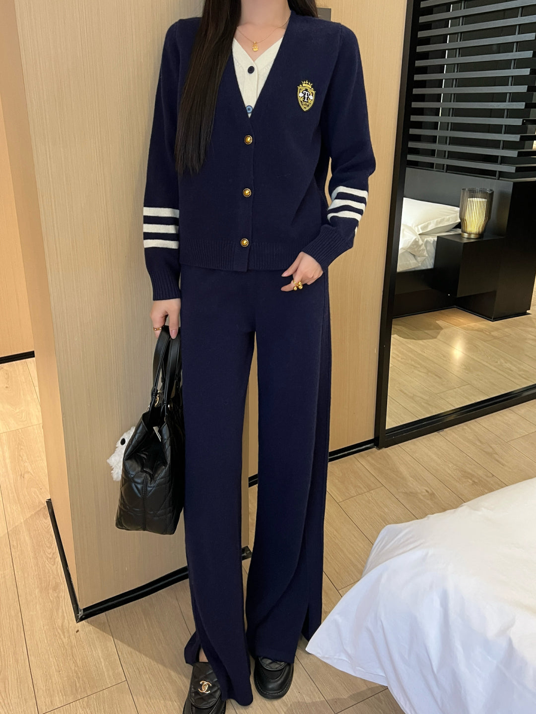 Thom 25fw wool sweater pants set