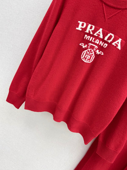 Pra 25fw sweater pants set