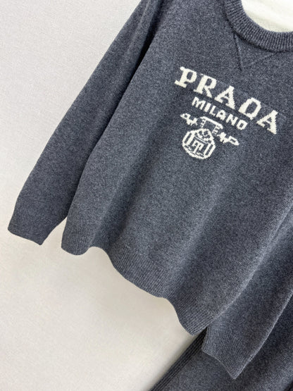 Pra 25fw sweater pants set