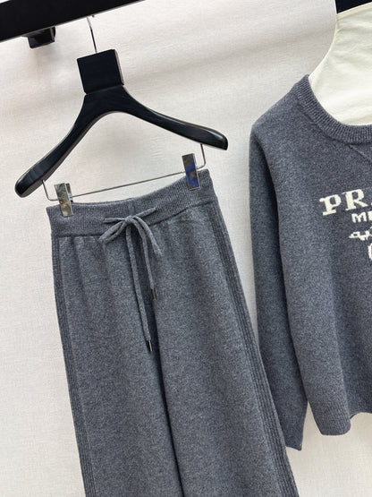 Pra 25fw sweater pants set