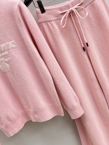 Pra 25fw sweater pants set