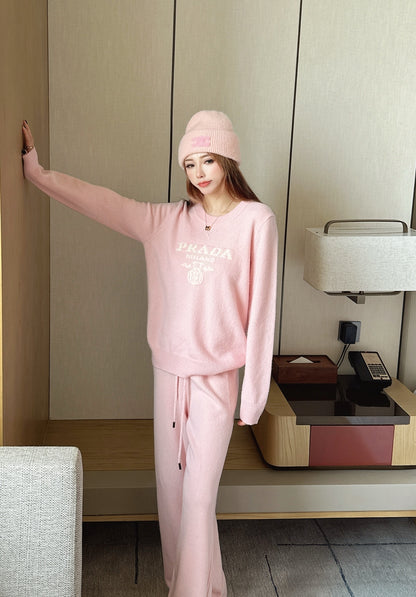 Pra 25fw sweater pants set