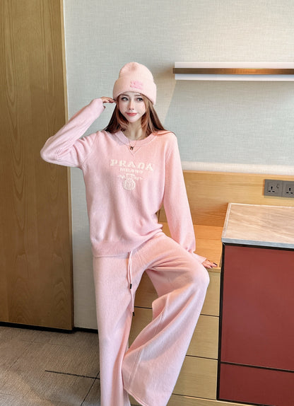 Pra 25fw sweater pants set